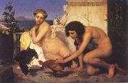 Jean Leon Gerome The Cock Fight oil painting picture wholesale